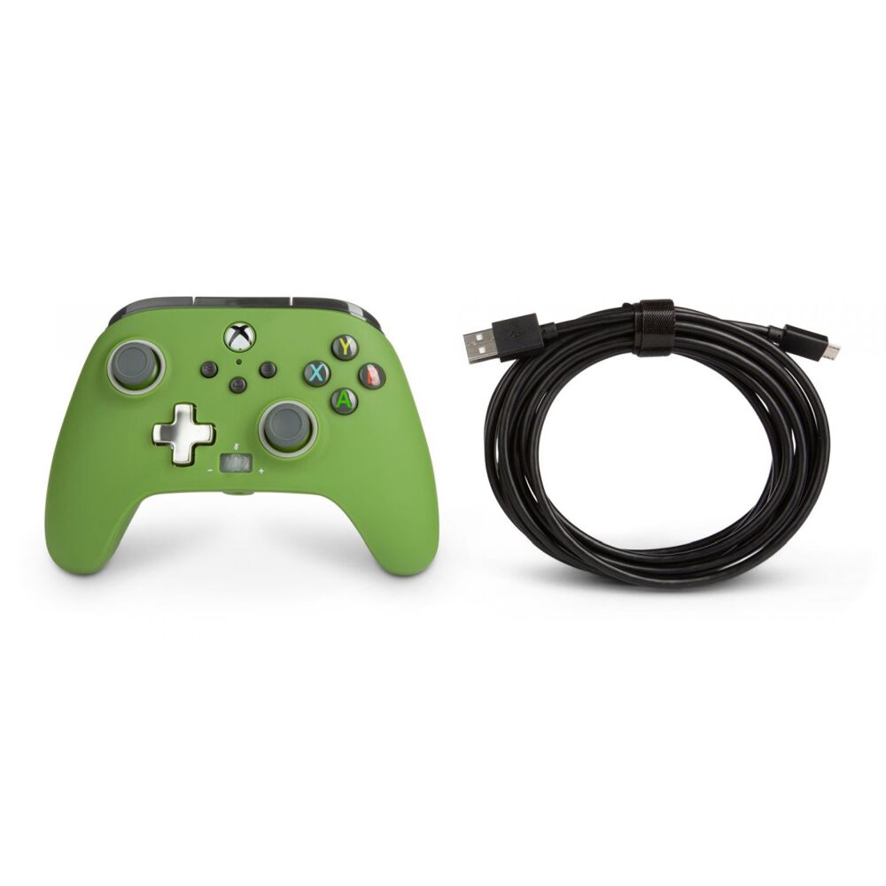 Xbox Series X S Enhanced Wired Controller Soldier Green